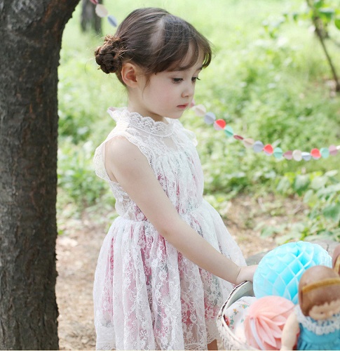 6 buc hinh khien ban muon sam ngay dam cong chua cho be gai du tiec-dam tieu tien ren trang