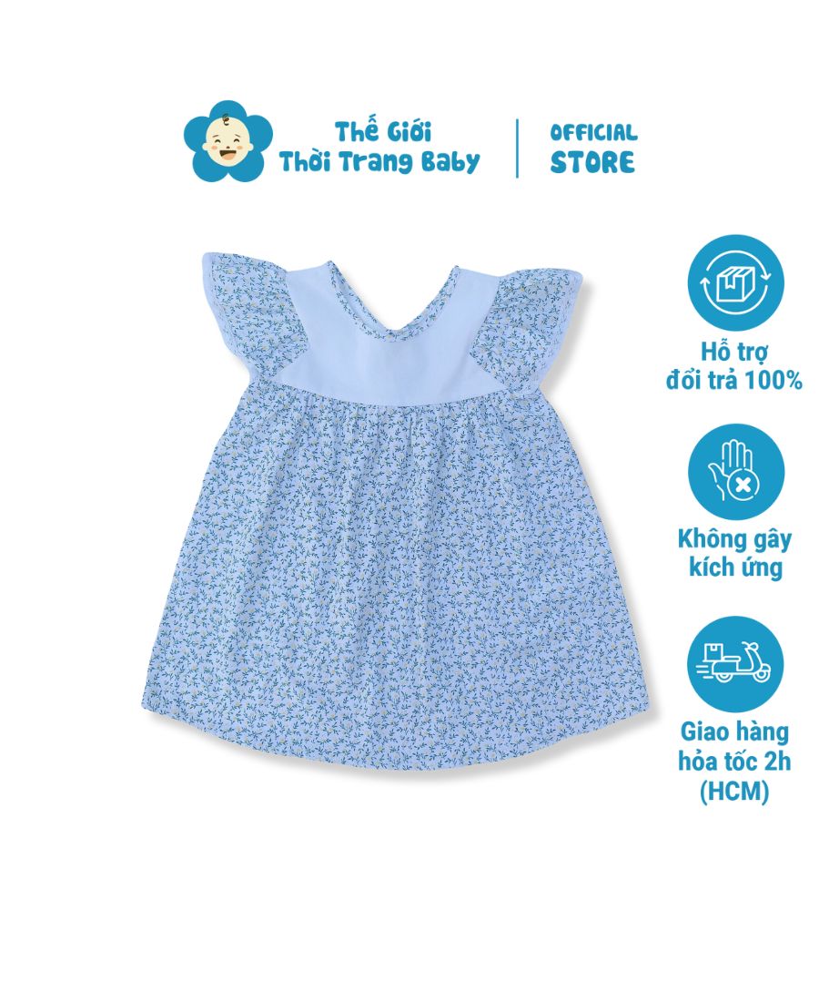Váy bé gái hãng JUST hoa nhí babydoll DA180