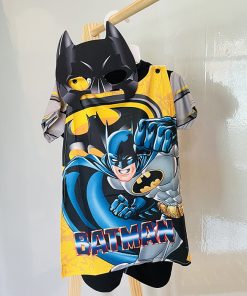 Bộ quần áo siêu nhân batman bé trai B154 tặng kèm choàng và mặt nạ 4