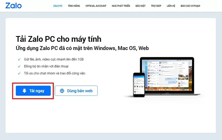 Link tải zalo pc về máy tính miễn phí: cài, sử dụng đơn giản