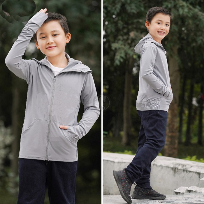 áo khoác trẻ em giúp cho bé chống nắng an toàn