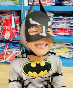 Bộ siêu nhân Batman liền quần kèm nón trùm và găng tay B176
