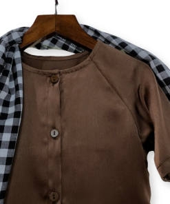 Quần áo bà ba cho bé trai kèm khăn ren-BCT11