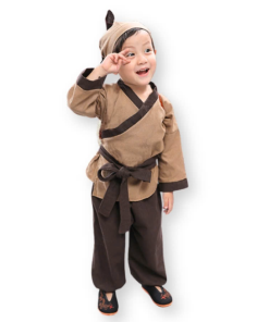 Quần Áo Chú Cuội Cho Bé Trai Kèm Nón Và Dây Đai BCT01