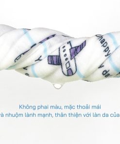 Combo 4 quan chip tam giac cho be trai thun cotton QS05
