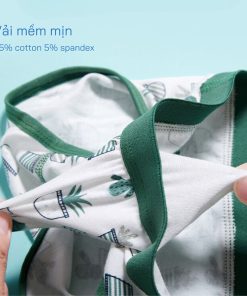 Combo 4 quan chip tam giac cho be trai thun cotton QS07