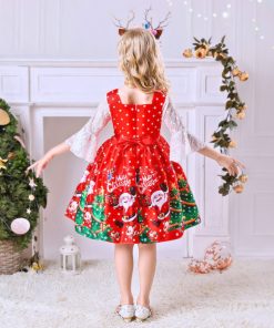 Đầm giáng sinh cho bé gái váy noel đi chơi DA210D từ 1-8 tuổi
