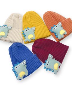 Mũ len cho bé trai và bé gái PK31A từ 1-5 tuổi hình khủng long