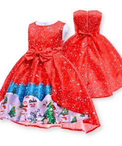 Váy giáng sinh cho bé gái váy xoè noel đi chơi DA210B từ 1-8 tuổi