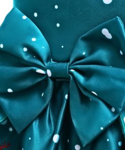 Váy noel cho bé gái váy xòe mùa giáng sinh DA210A Từ 1-8 Tuổi