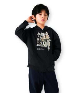 Áo khoác hoodie cho bé trai AT51B in hình labubu từ 3-10 tuổi