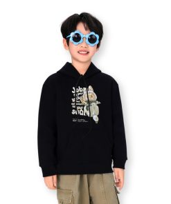 Áo khoác hoodie cho bé trai AT51B in hình labubu từ 3-10 tuổi