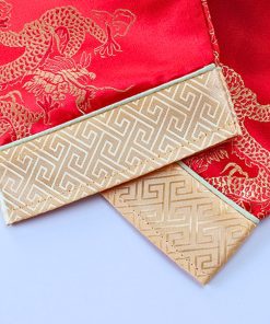 Bộ đồ tết cho bé trai dài tay kèm nón vải gấm đỏ dành cho bé dưới 3 tuổi SE134