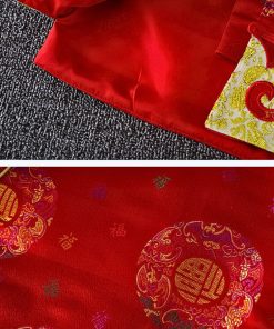 Bộ đồ tết cho bé trai dưới 14Kg SE143 gấm trung hoa sang trọng