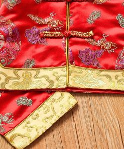 Bộ đồ tết cho bé trai dưới 3 tuổi SE171 dài tay kèm nón có lót trong