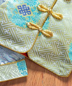 Bộ đồ tết cho bé trai dưới 3 tuổi SE178, gấm lụa mềm kèm nón