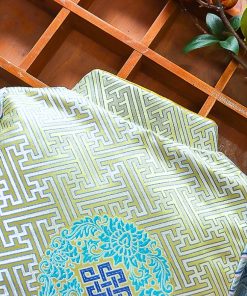 Bộ đồ tết cho bé trai dưới 3 tuổi SE178, gấm lụa mềm kèm nón