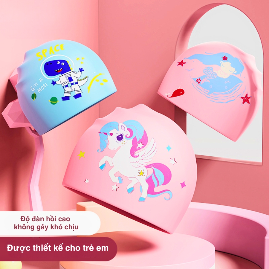 mu boi tre em chat lieu silicon cao cap co gian tot, chong tham nuoc, mem mai, khong bo dau cho be trai gai - pk50 (2)