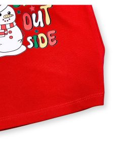 Áo thun noel đỏ cho bé trai & bé gái 2025 hình ông già noel dễ thương AT52_G