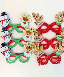 Mắt kính cho bé noel, bé trai & bé gái, gọng kính trang trí giáng sinh cute PK56_A