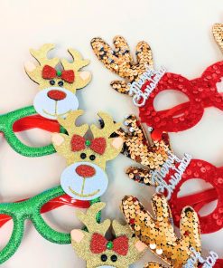 Mắt kính cho bé noel, bé trai & bé gái, gọng kính trang trí giáng sinh cute PK56_A