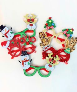 Mắt kính cho bé noel, bé trai & bé gái, gọng kính trang trí giáng sinh cute PK56_A