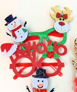 Mắt kính cho bé noel, bé trai & bé gái, gọng kính trang trí giáng sinh cute PK56_A