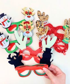 Mắt kính cho bé noel, bé trai & bé gái, gọng kính trang trí giáng sinh cute PK56_A